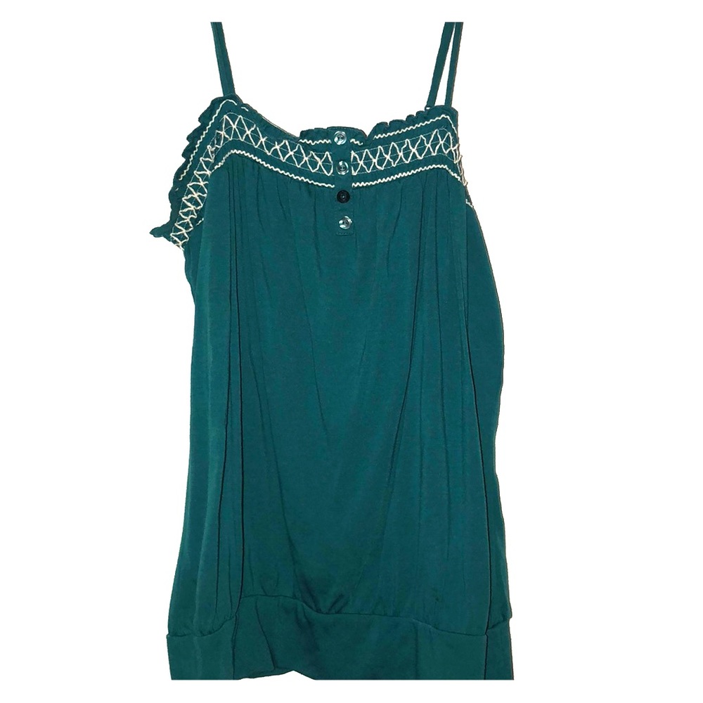 Turquoise Tank Top Charlotte Russe Sz Lrg